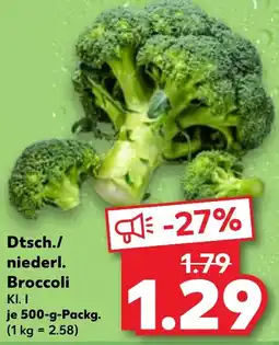 Kaufland Dtsch./ niederl. Broccoli Angebot