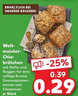 Kaufland Welt- meister- Chia- brötchen Angebot