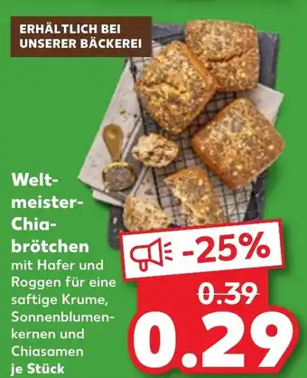 Kaufland Welt- meister- Chia- brötchen Angebot
