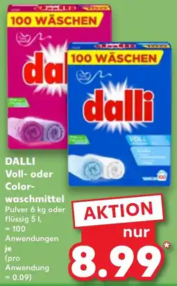 Kaufland DALLI Voll- oder Color- waschmittel Angebot