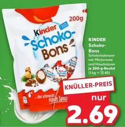 Kaufland KINDER Schoko- Bons Angebot