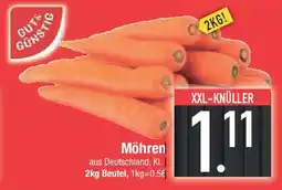 E-Center GUT& GÜNSTIG Möhren Angebot