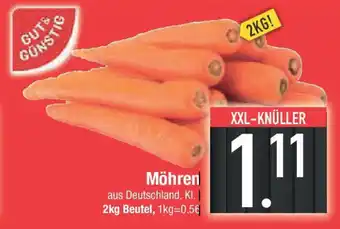 E-Center GUT& GÜNSTIG Möhren Angebot