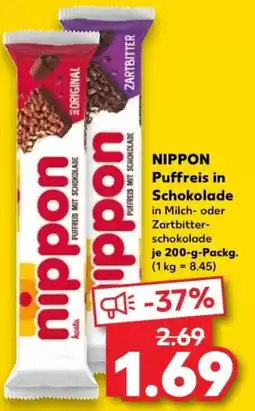 Kaufland NIPPON Puffreis in Schokolade Angebot