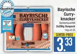E-Center Bayrische Curry- knacker Angebot