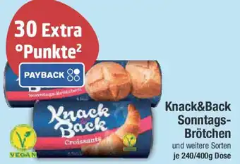 E-Center Knack&Back Sonntags- Brötchen Angebot