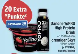 E-Center Danone YoPRO High Protein Drink oder cremiger Skyr Angebot
