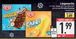 E-Center Langnese Eis Angebot
