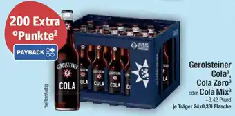 E-Center Gerolsteiner Cola, Cola Zero oder Cola Mix Angebot