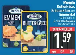 E-Center Meggle Butterkäse, Kräuterkäse oder Emmental Angebot