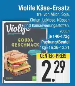 E-Center Violife Käse-Ersatz Angebot