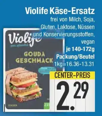 E-Center Violife Käse-Ersatz Angebot