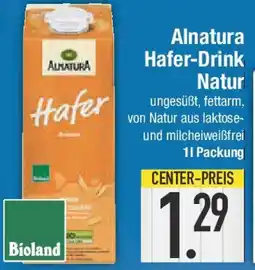 E-Center Alnatura Hafer-Drink Natur Angebot