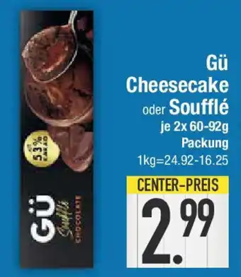 E-Center Gü Cheesecake oder Soufflé Angebot