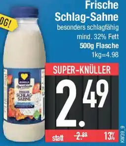E-Center Frische Schlag-Sahne Angebot