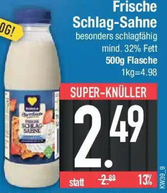 E-Center Frische Schlag-Sahne Angebot