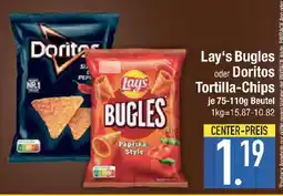 E-Center Lay's Bugles oder Doritos Tortilla-Chips Angebot