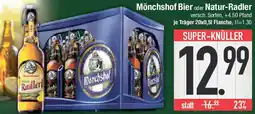E-Center Mönchshof Bier oder Natur-Radler Angebot
