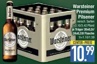 E-Center Warsteiner Premium Pilsener Angebot
