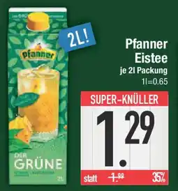 E-Center Pfanner Eistee Angebot