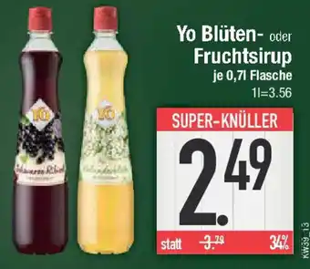 E-Center Yo Blüten- oder Fruchtsirup Angebot