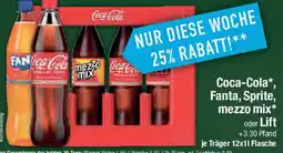 E-Center Coca-Cola, Fanta, Sprite, mezzo mix oder Lift Angebot
