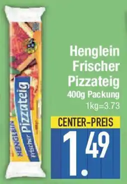 E-Center Henglein Frischer Pizzateig Angebot