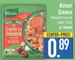 E-Center Knorr Sauce Feinschmecker oder Pastal Angebot