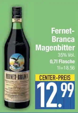 E-Center Fernet- Branca Magenbitter Angebot