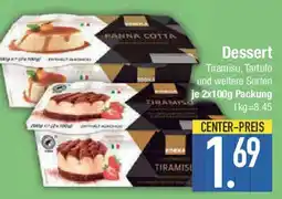 E-Center Dessert Tiramisu, Tartufo Angebot