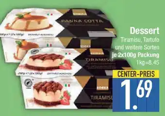 E-Center Dessert Tiramisu, Tartufo Angebot