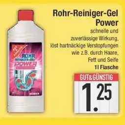 E-Center GUT& GÜNSTIG Rohr-Reiniger-Gel Power Angebot