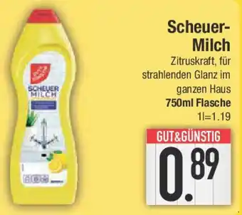 E-Center GUT& GÜNSTIG Scheuer- Milch Angebot