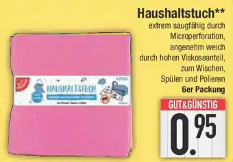 E-Center GUT& GÜNSTIG Haushaltstuch 6er Packung Angebot