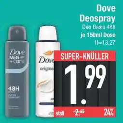 E-Center Dove Deospray Angebot