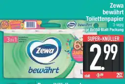 E-Center Zewa bewährt Toilettenpapier Angebot