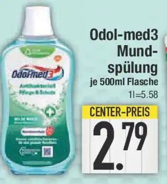 E-Center Odol-med3 Mund- spülung Angebot