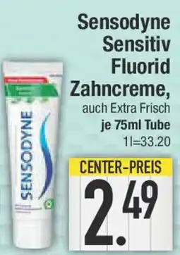 E-Center Sensodyne Sensitiv Fluorid Zahncreme Angebot