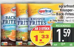 E-Center Agrarfrost knusper- oder back-frites Angebot