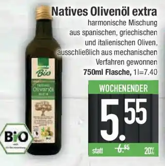 E-Center Natives Olivenöl extra Angebot