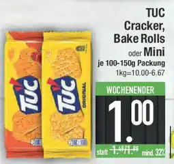 E-Center TUC Cracker, Bake Rolls oder Mini Angebot