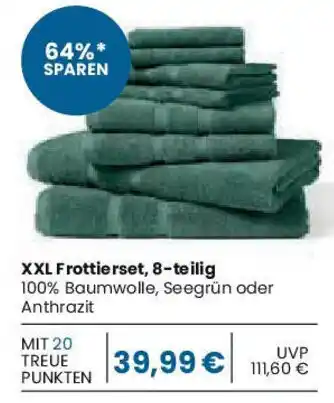 E-Center XXL Frottierset, 8-teilig Angebot