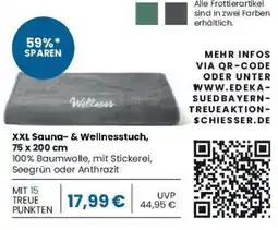 E-Center XXL Sauna- & Wellnesstuch, 75x200 cm Angebot