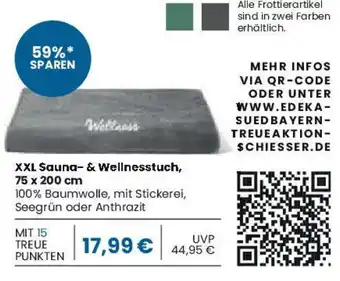 E-Center XXL Sauna- & Wellnesstuch, 75x200 cm Angebot