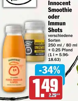 HIT Innocent Smoothie oder Immun Shots Angebot