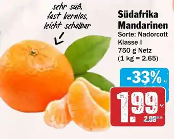 HIT Südafrika Mandarinen Angebot