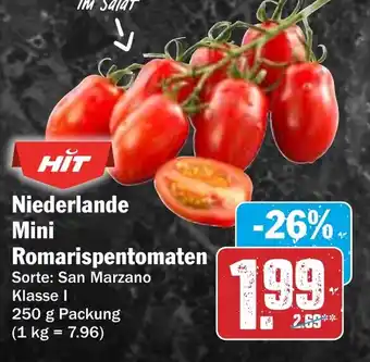 HIT Niederlande Mini Romarispentomaten Angebot