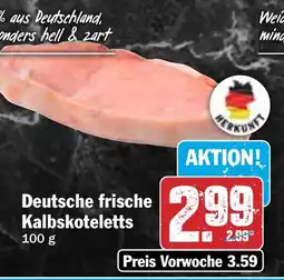HIT Deutsche frische Kalbskoteletts Angebot