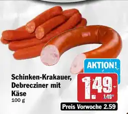 HIT Schinken-Krakauer, Debrecziner mit Käse Angebot