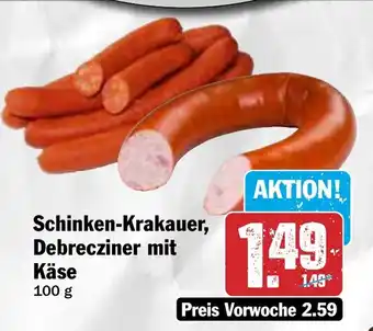 HIT Schinken-Krakauer, Debrecziner mit Käse Angebot